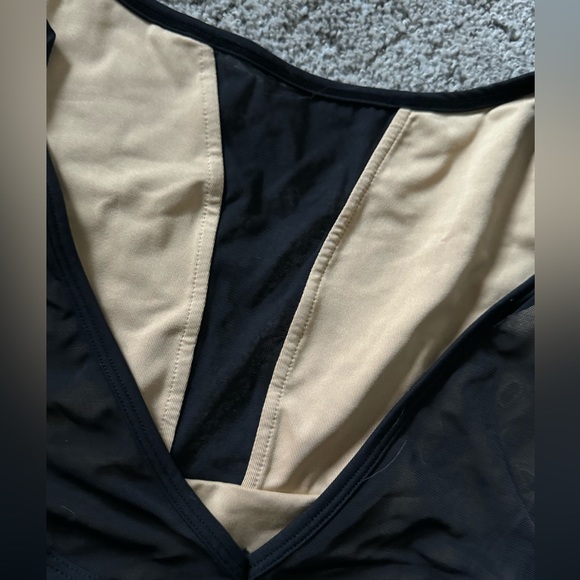Russian Pointe black ballet mesh leotard size XS NEW - Picture 5 of 10